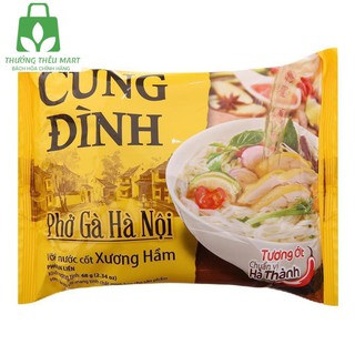 Combo 10 gói phở Cung Đình  gói 68g