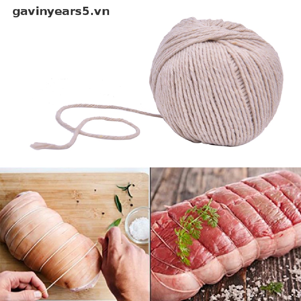 Cuộn Dây Cotton Làm Xúc Xích / Thịt Nướng Tiện Dụng