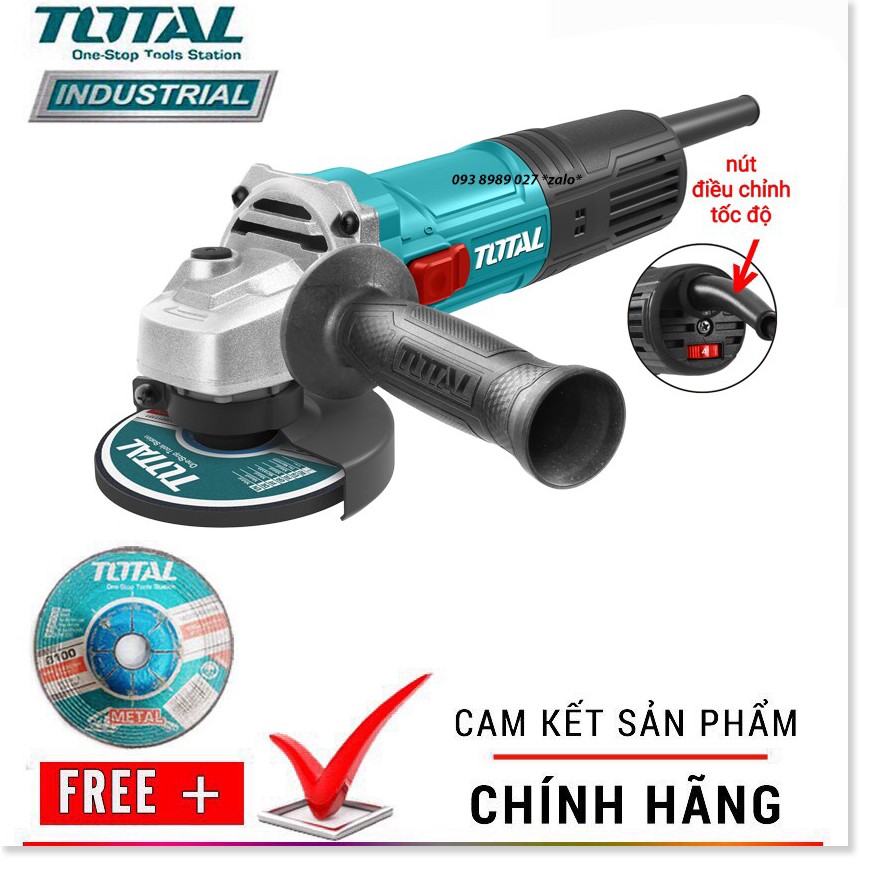 Máy mài góc có chỉnh tốc độ Total 850w - 100m