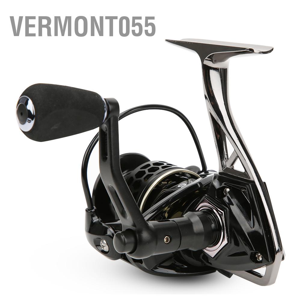 Vermont055 Metal Right / Left Interchangeable Spinning Fishing Reel Saltwater Fish Bait Casting Wheel