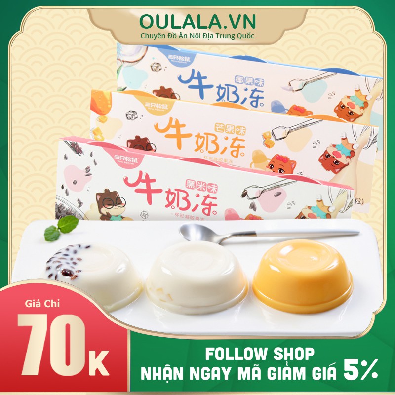Pudding Sữa Ba Con Sóc
