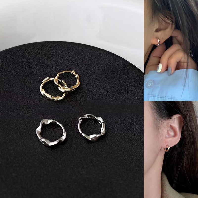 Khuyên Tai Nữ Hình Tròn Phong Cách Vintage