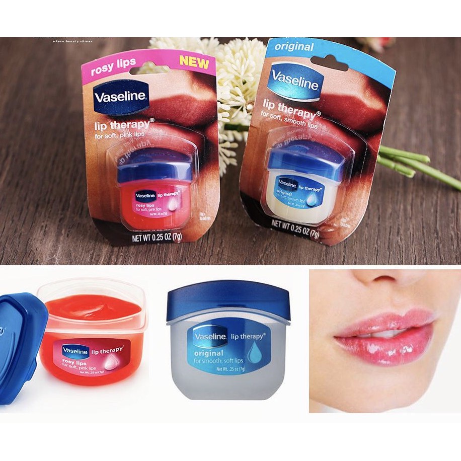 [FREESHIP] Son Dưỡng Môi Vaselin sáp mềm mịn hồng môi 7g - sẵn hàng | BigBuy360 - bigbuy360.vn