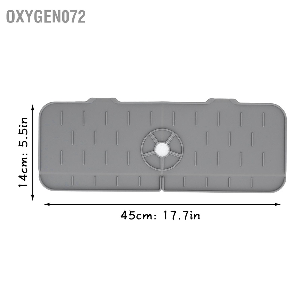 Oxygen072 Vòi hấp thụ Mat có thể rửa được bằng silicon tái sử dụng Bàn làm việc hứng nước cho phòng tắm nhà bếp RV