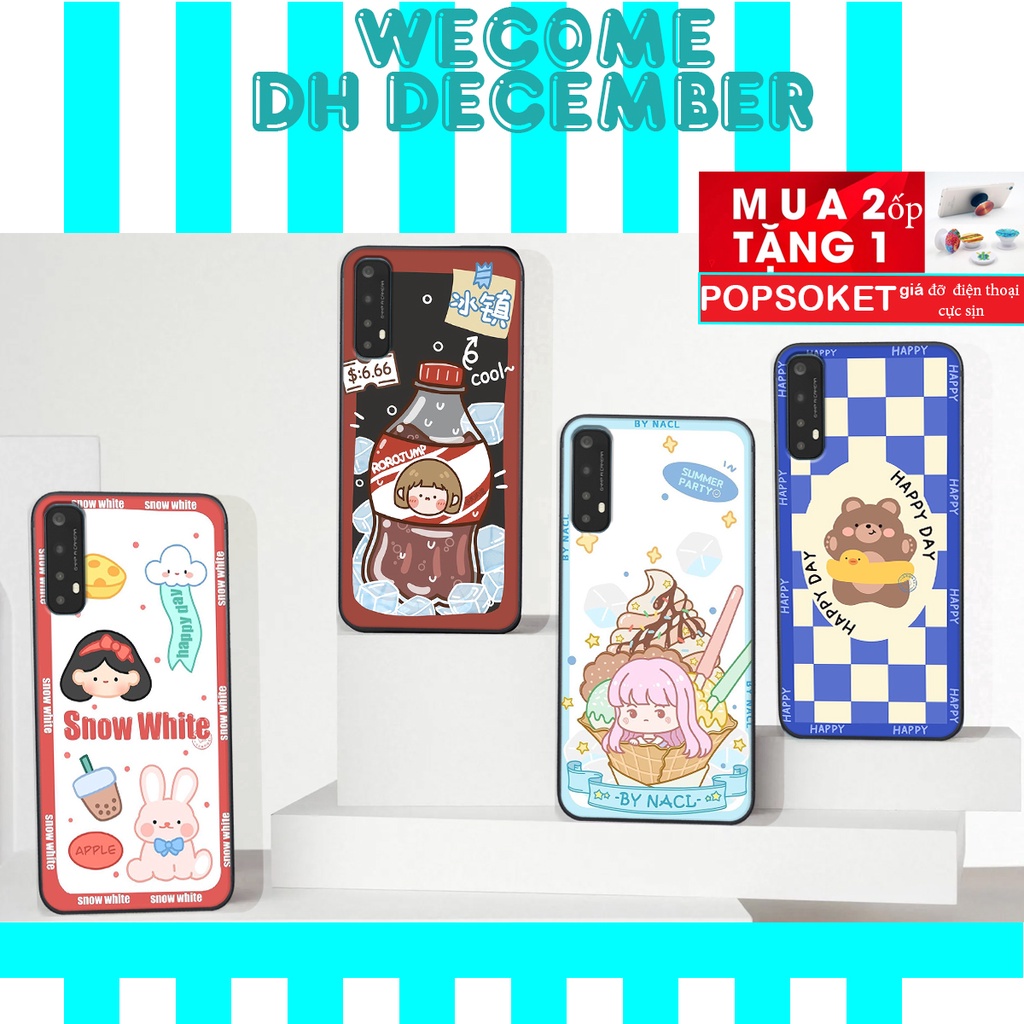 Ốp lưng Realme 7  in hình 3D gấu mới nhất - sang - chảnh - ĐẸP- BỀN