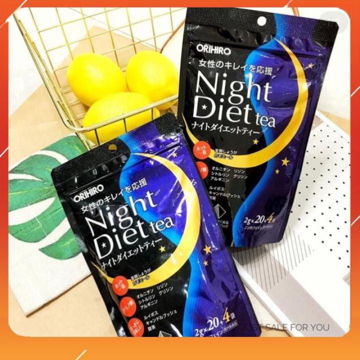 Trà giảm cân Night diet Nhật bản [FREE SHIP_AUTH]  Trà đêm orihiro