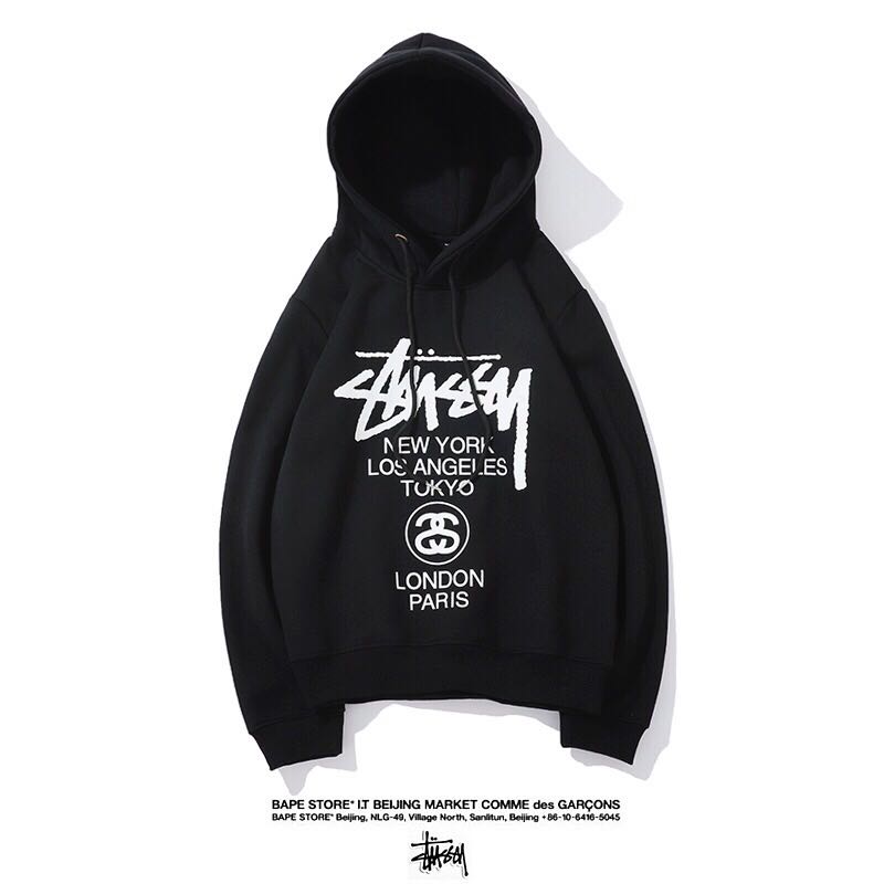 Áo Hoodie Stussy Thời Trang Năng Động Cho Nam Nữ