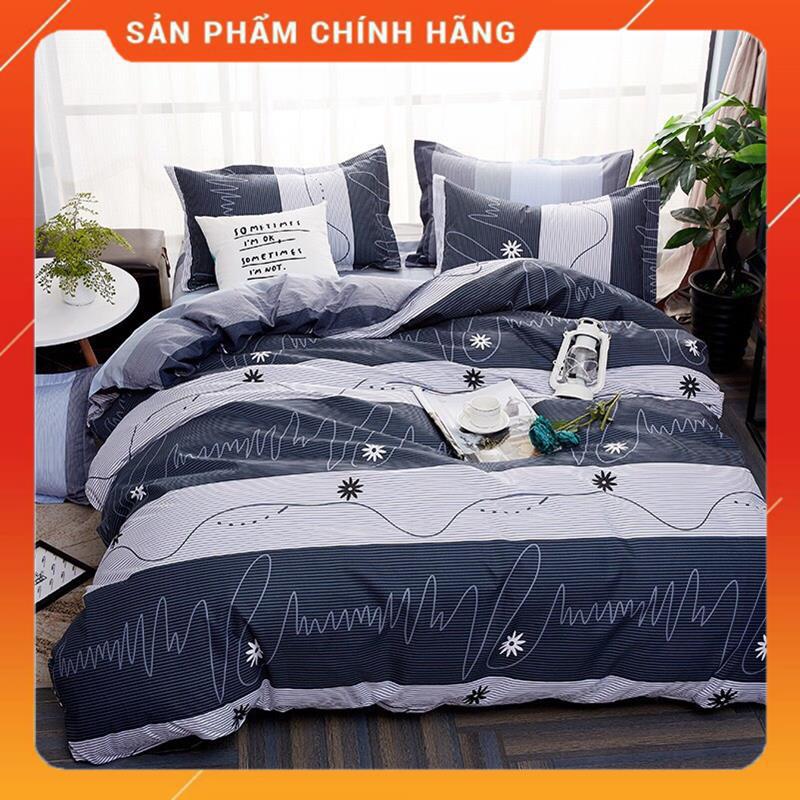 Set chăn ga gối 4 món cotton poly hàng nhập khẩu nguyên bộ họa tiết đa dạng MSP90349 | BigBuy360 - bigbuy360.vn