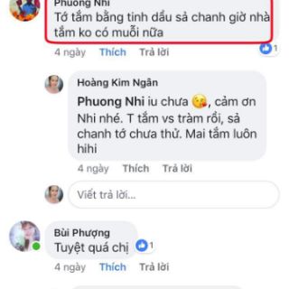 Tinh dầu sả chanh