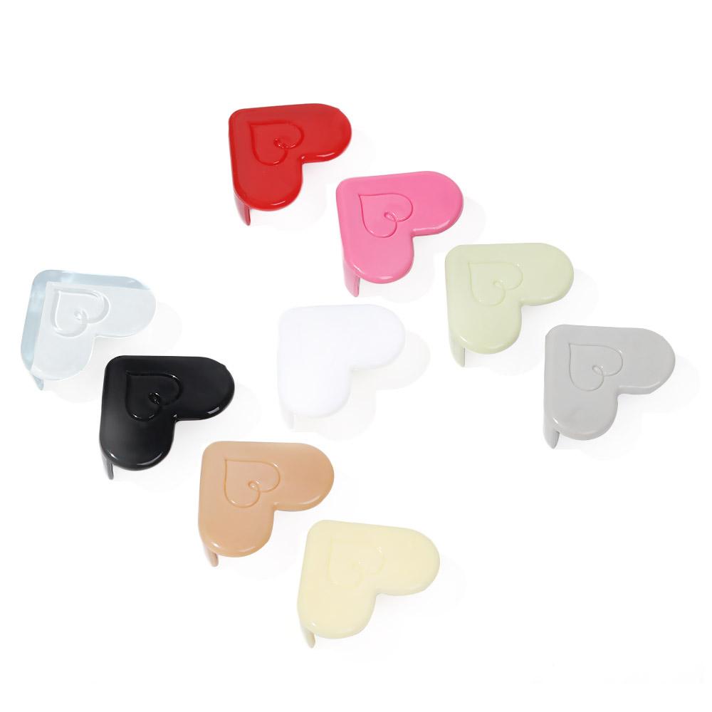 Set 4 Phụ Kiện Bọc Góc Bàn Hình Trái Tim Mềm Mại Bảo Vệ An Toàn Cho Bé Sơ Sinh