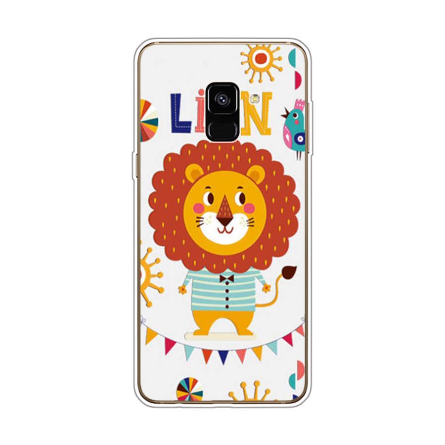 Ốp Điện Thoại TPU Dẻo In Họa Tiết Độc Đáo Thời Trang Cho Samsung Galaxy A8 plus 2018 A6 2018 plus