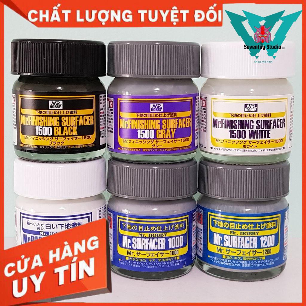 Sơn lót bề mặt primer Mr Surfacer metal resin và các vật liệu - Mr hobby