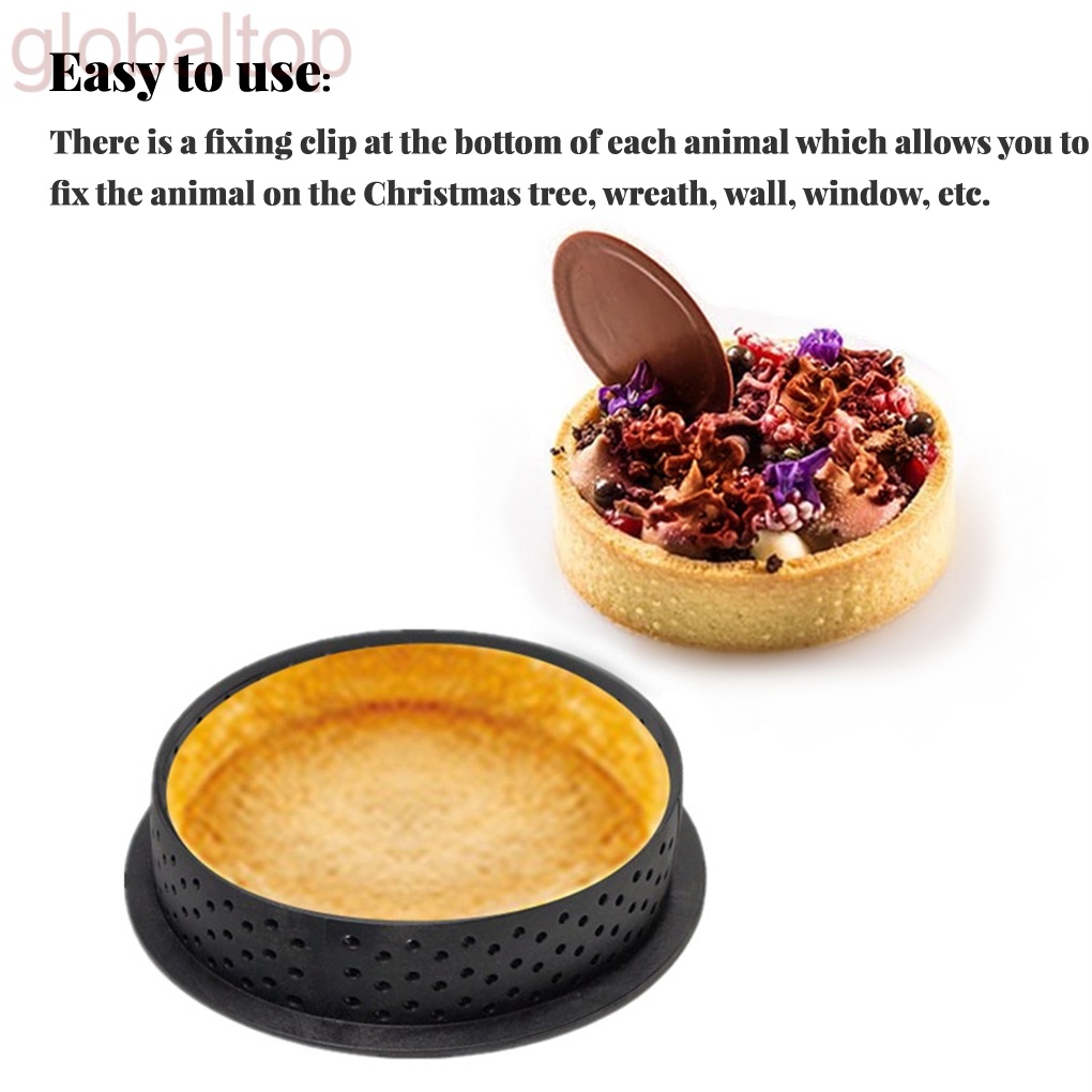 Khuôn làm bánh tart hình tròn thiết kế nhỏ gọn tiện dụng