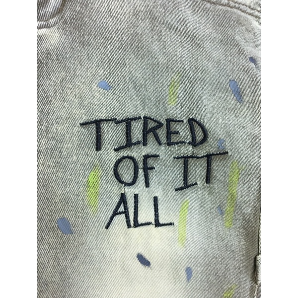 Quần jean unisex phối màu độc lạ phong cách đường phố | BigBuy360 - bigbuy360.vn