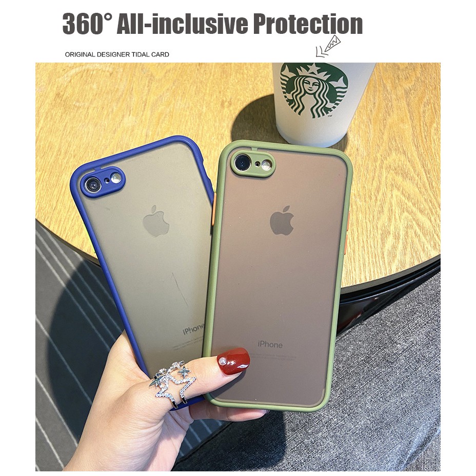 Ốp lưng cứng cho Apple iPhone SE 2020 iP 6/6S 8Plus 7+ iP 6S Plus 6/7P | BigBuy360 - bigbuy360.vn
