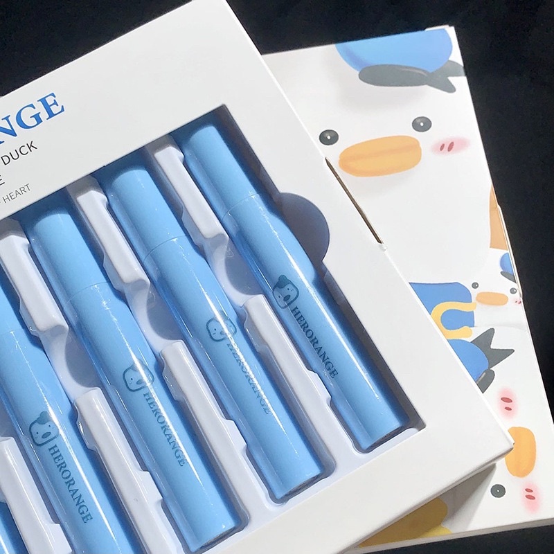 HR235 A1 Set 6 Cây Son Mẫu Mới Herorange Vịt Xanh Siêu Hot