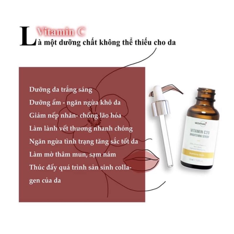 Serum dưỡng ẩm phục hồi Hydrating B5 Mediphar và Serum sáng da C20 Mediphar+ (Mediphar)