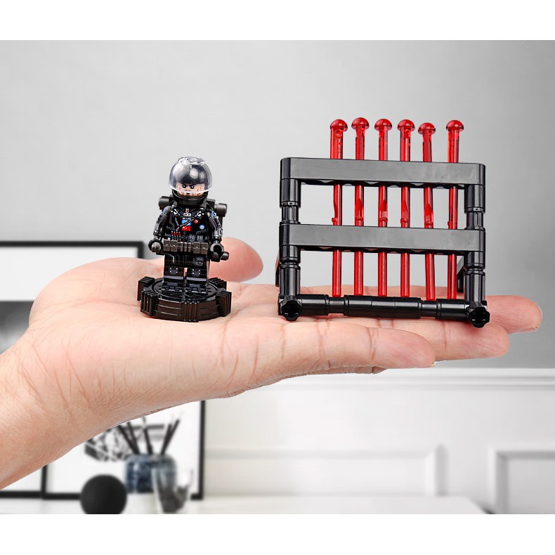 Bộ Lắp Ráp Kiểu Lego Mô Hình Súng Lục Bạc cc0271 PUBG 431 Mảnh Ghép
