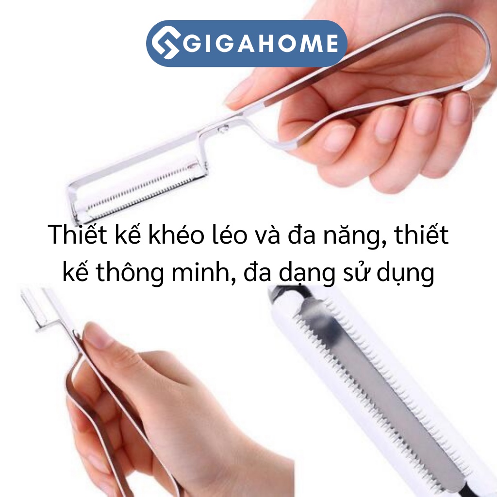 Dao Bào Gọt Vỏ Trái Cây, Củ Quả Hình Chiếc Răng GIGAHOME 9551