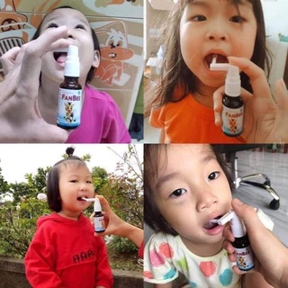 Xịt Họng Keo Ong FanBee - hỗ trợ điều trị rát họng, viêm họng, nhiệt miệng, loét miệng lưỡi, hôi miệng cho trẻ