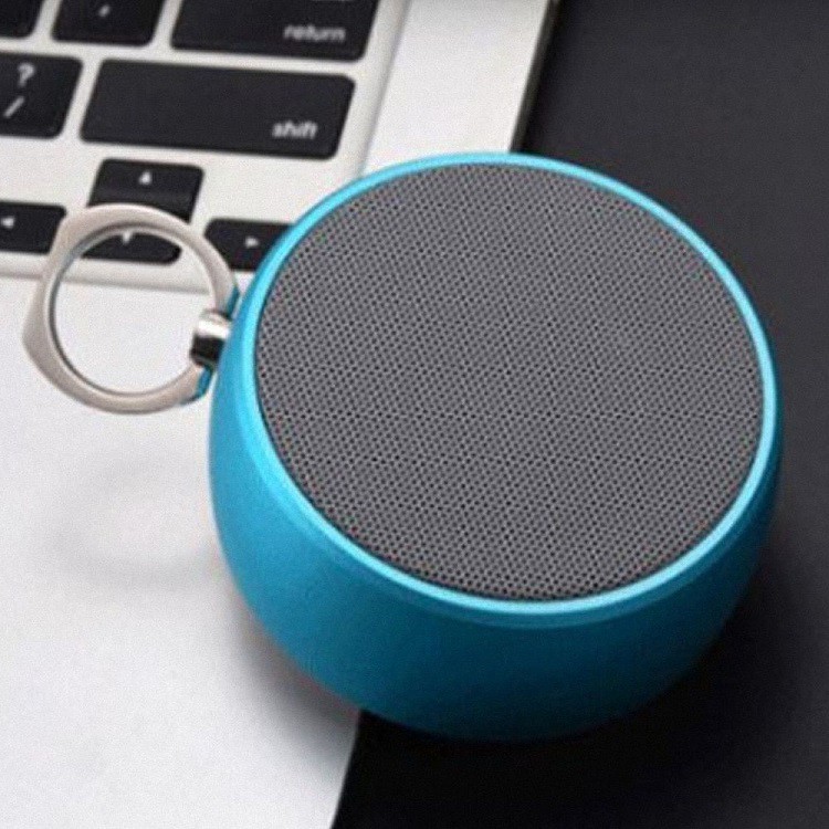 Loa Bluetooth Mini Bs02, Loa Vỏ Kim Loại, Bass Hay Có Móc Treo Tiện Lợi Thẻ Nhớ Cổng 3.5