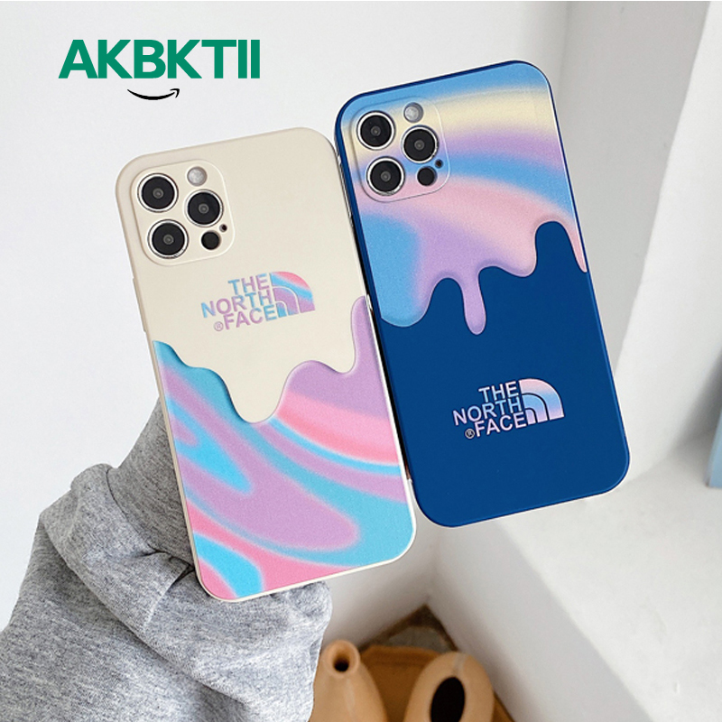 Ốp điện thoại mềm cạnh vuông màu nước cho iPhone 11 12 Pro Max 6 6s 7 8 Plus XR X XS MAX SE 2020