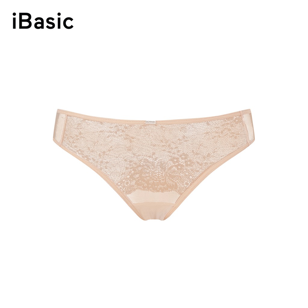 [Mã FAMALLT5 giảm 15% đơn 150k] Quần lót nữ bikini lưới phối ren iBasic PANY056