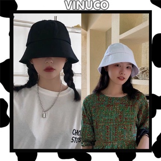 Mũ bucket trơn nam nữ ulzzang phong cách hàn quốc MD02