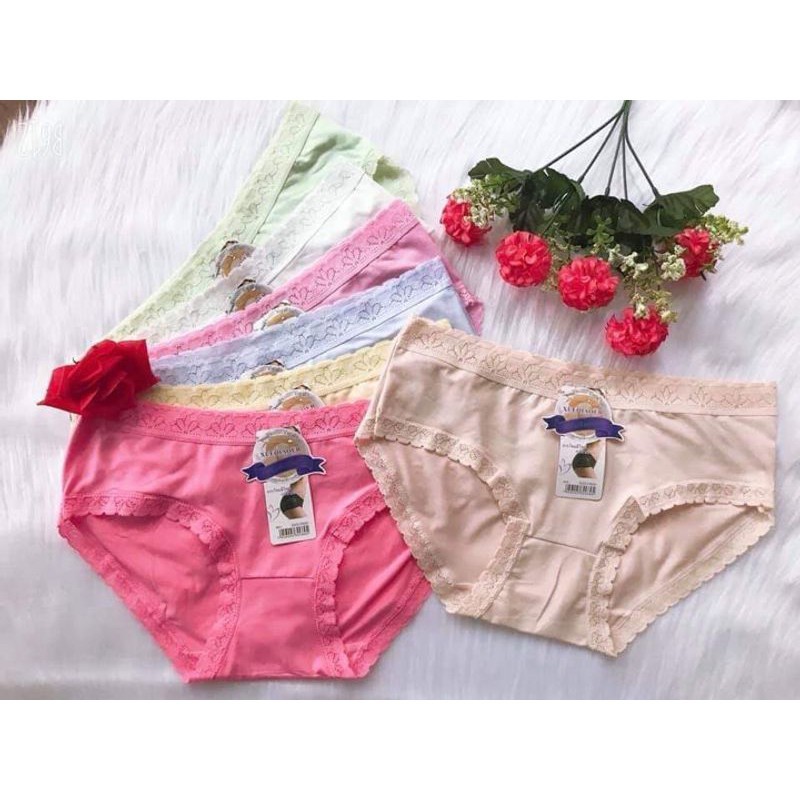 Quần lót nữ cotton Hoàng Oanh Underwear, quần chip viền ren - 819 | BigBuy360 - bigbuy360.vn