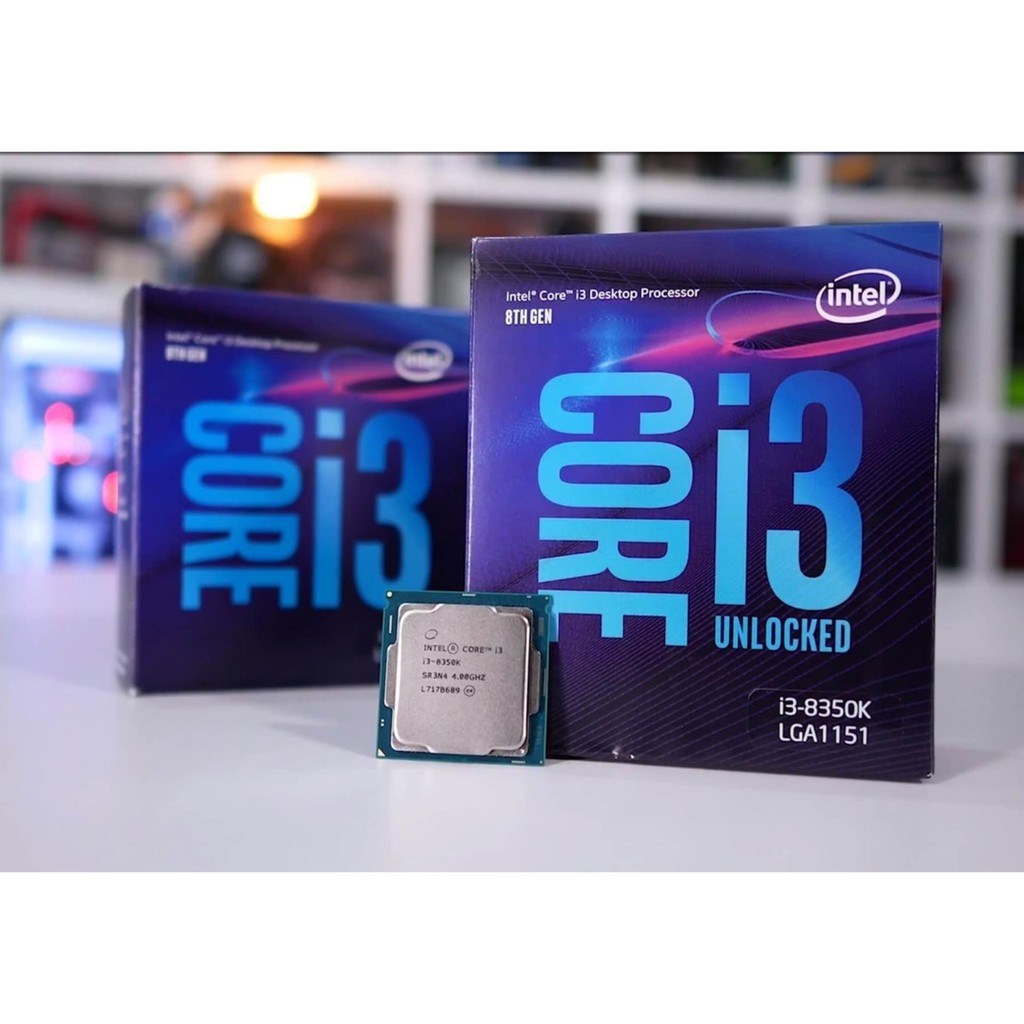 CPU Intel Core i3-8100 (3.6Ghz/ 4 nhân 4 luồng/ 1151v2-CoffeeLake/ 6MB) - Bảo hành 36 Tháng Chính Hãng