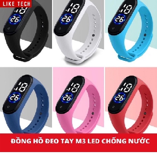 [FREE SHIP 50k] Đồng Hồ Đeo Tay M3 LED Màn Hình Cảm Ứng Thông Minh Chống Thấm Nước - Đồng Hồ Thông Minh Cho Hoc Sinh