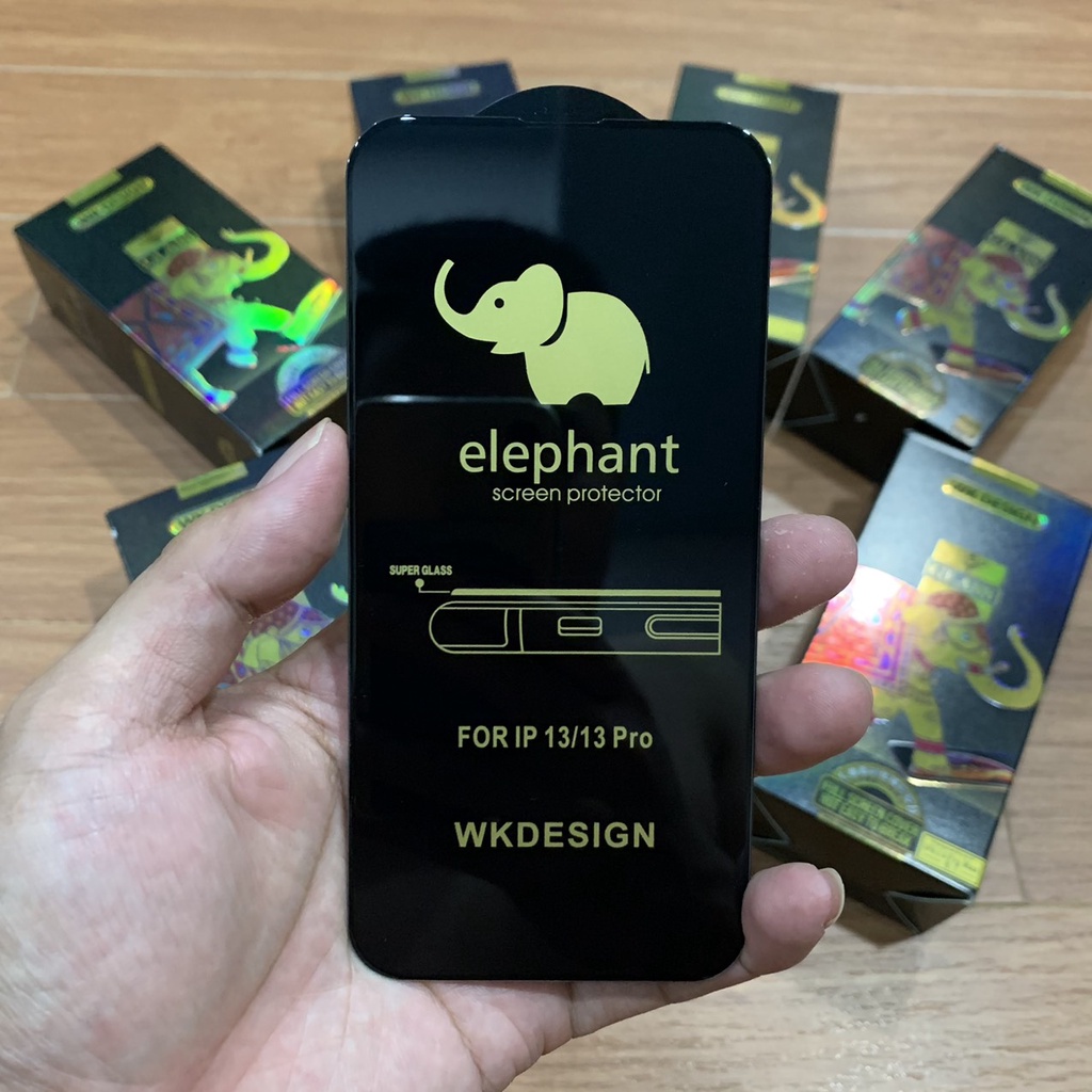 Kính Cường lực iphone voi 6D elephant WK iPhone 6/6plus 7Plus 8 X Xs XsMax 11 11promax 12 12promax 13 pro max promax VOI
