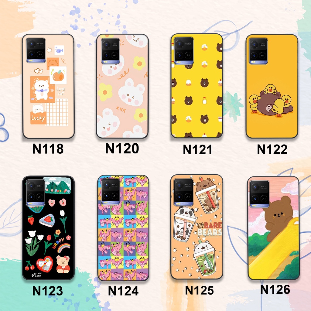 Ốp lưng Vivo V23e / Y21 / Y21S siêu đẹp, trẻ trung 😍😍😍. Vỏ lưng VIvo in hình đáng yêu cực đẹp