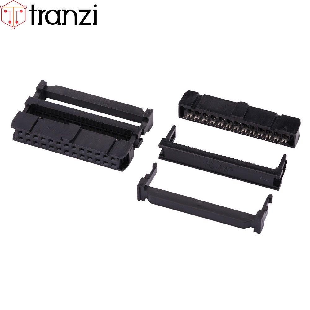 Đầu dập cáp 2.54mm IDE IDC 2x13P FC đen - túi 5 cái