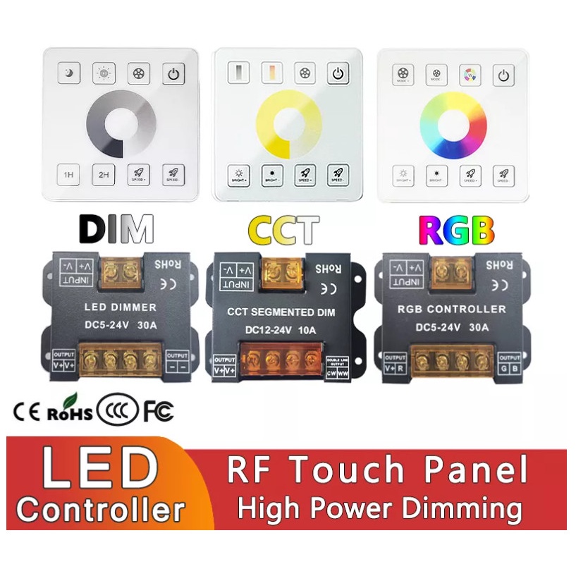 Dimer điều khiển Led RGB-WW-WC 5-24V