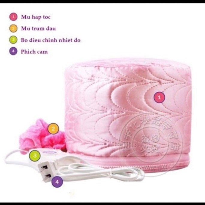 Mũ ủ tóc mũ hấp tóc mini cho chị em