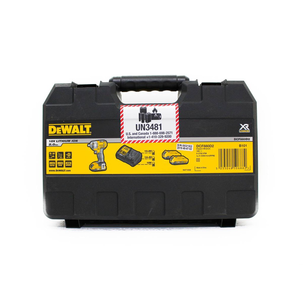 Máy vặn bu lông chạy điện Dewalt DCF880D2-B1 18V