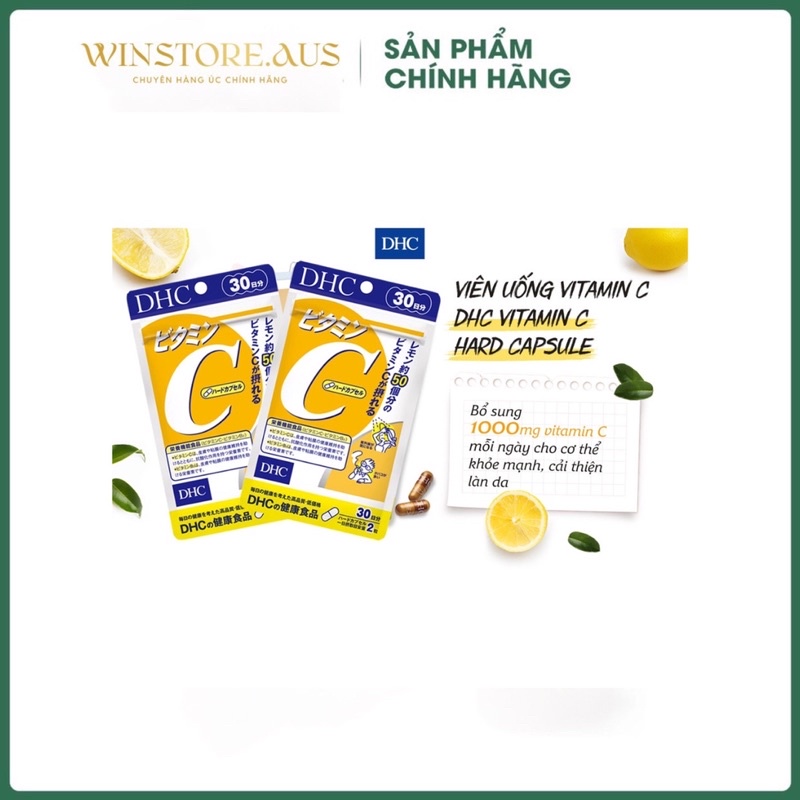 Viên uống DHC Bổ sung Vitamin C Nhật Bản Gói 60 Viên Dùng 30 Ngày