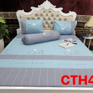 Bộ chăn ga gối cotton Hàn Quốc
