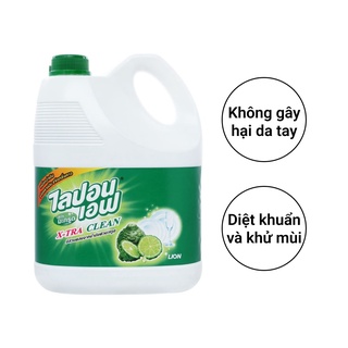 Nước rửa chén Lipon hương dầu thơm Bergamot can 3.6 lít