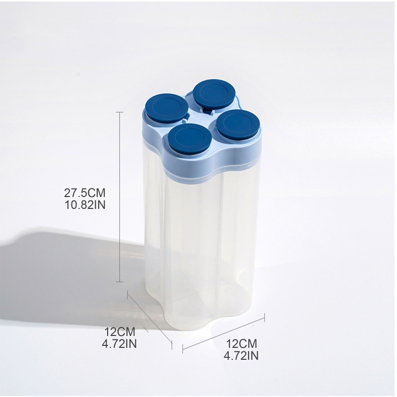 Hộp Đựng Thực Phẩm Trong Suốt Chống Ẩm Tiện Dụng Cho Nhà Bếp