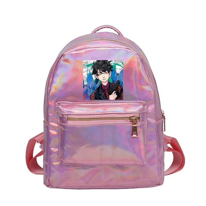 Balo hologram HỒNG in hình nhân vật TOKYO REVENGERS Kịch Trường Của Takemichi anime chibi thời trang xinh xắn độc đáo