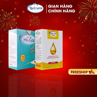 Combo Canxi tự nhiên Avisure Hical và DHA tinh khiết cho bà bầu