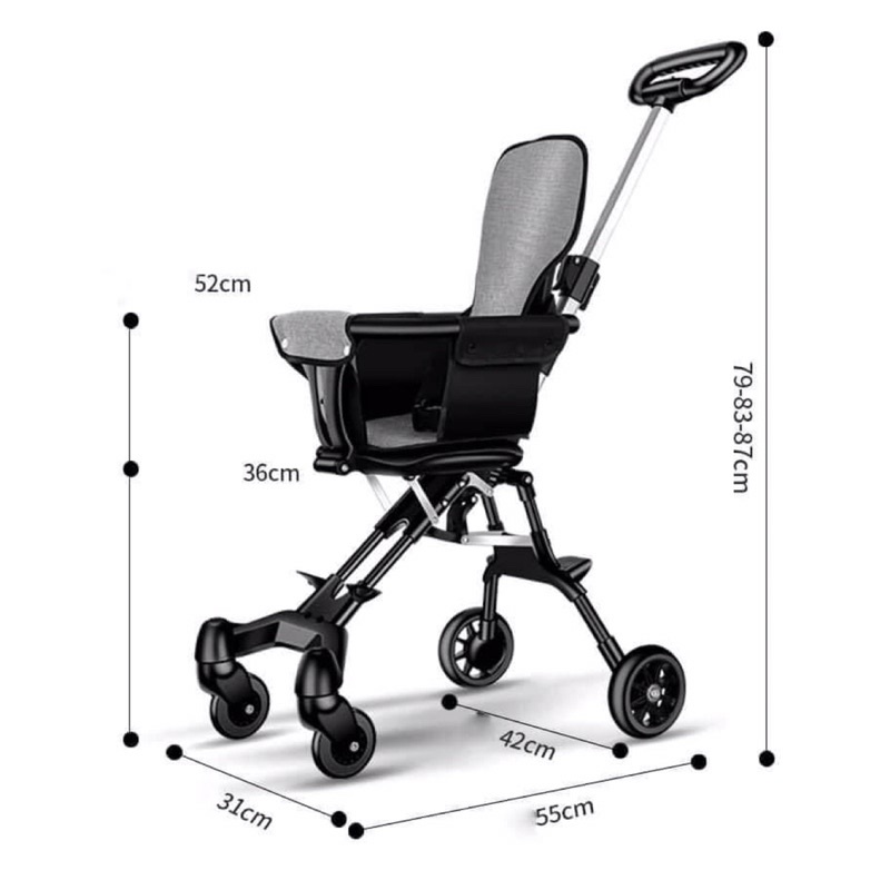 Xe đẩy Gấp Gọn cho bé