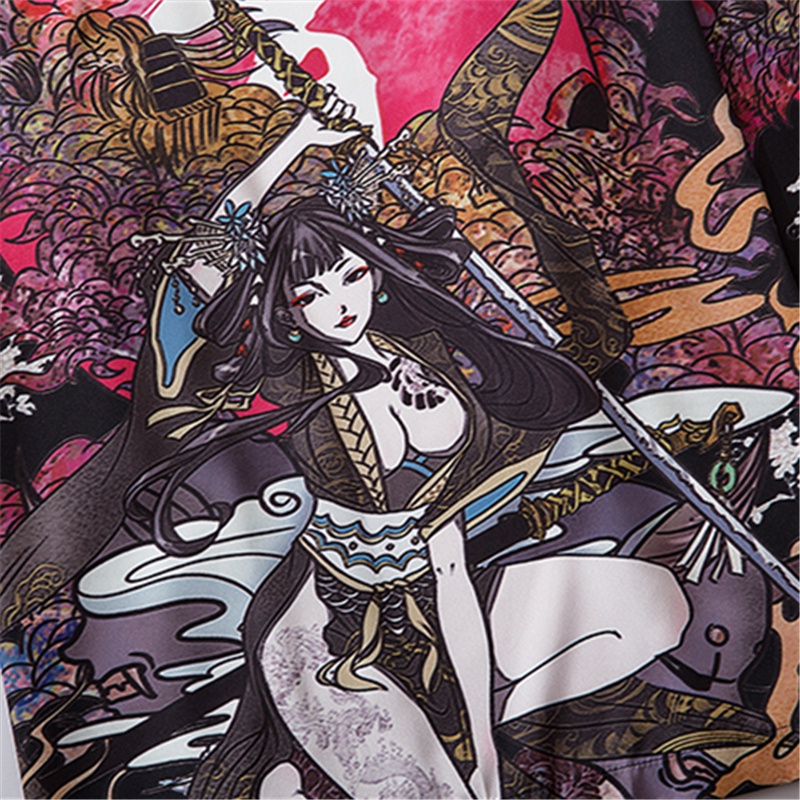 Áo Khoác Kimono Truyền Thống Nhật Bản Yukata Cho Nam Nữ