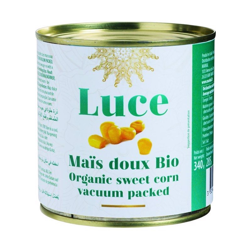 Ngô ngọt hữu cơ ăn liền Luce 340g