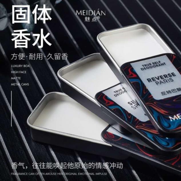 🍀🎋SET 3 HỘP NƯỚC HOA SÁP NAM NỮ MEIDIAN🍀🎋