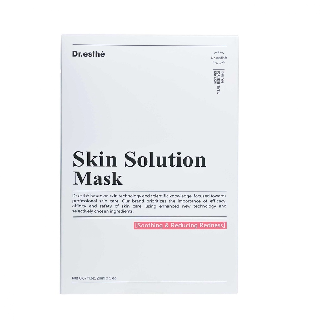 Dr.esthé SKIN SOLUTION MASK Mặt Nạ Làm Dịu, Giảm Đỏ Tức Thì