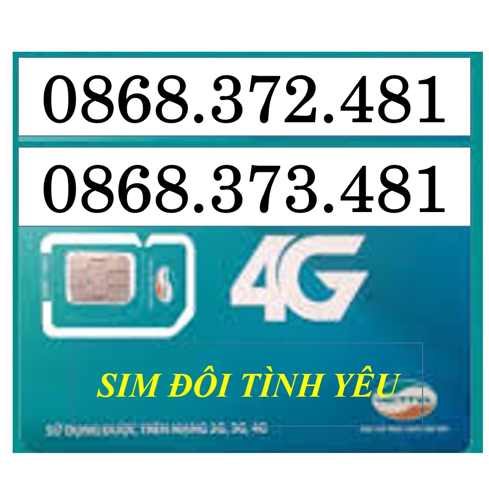 SIM VIETTEL CHỌN SỐ GIỐNG NHAU CHO CÁC CẶP ĐÔI - NHIỀU SỐ ĐẸP CHO BẠN LỰA CHỌN