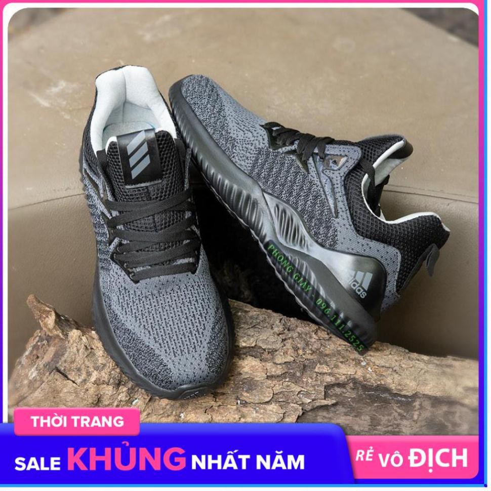 (Flat Sale) Giày Thể Thao Nam Alpha F28 Màu Đen Full